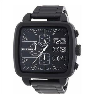 Diesel DZ4300 Men's Square Chronograph Black